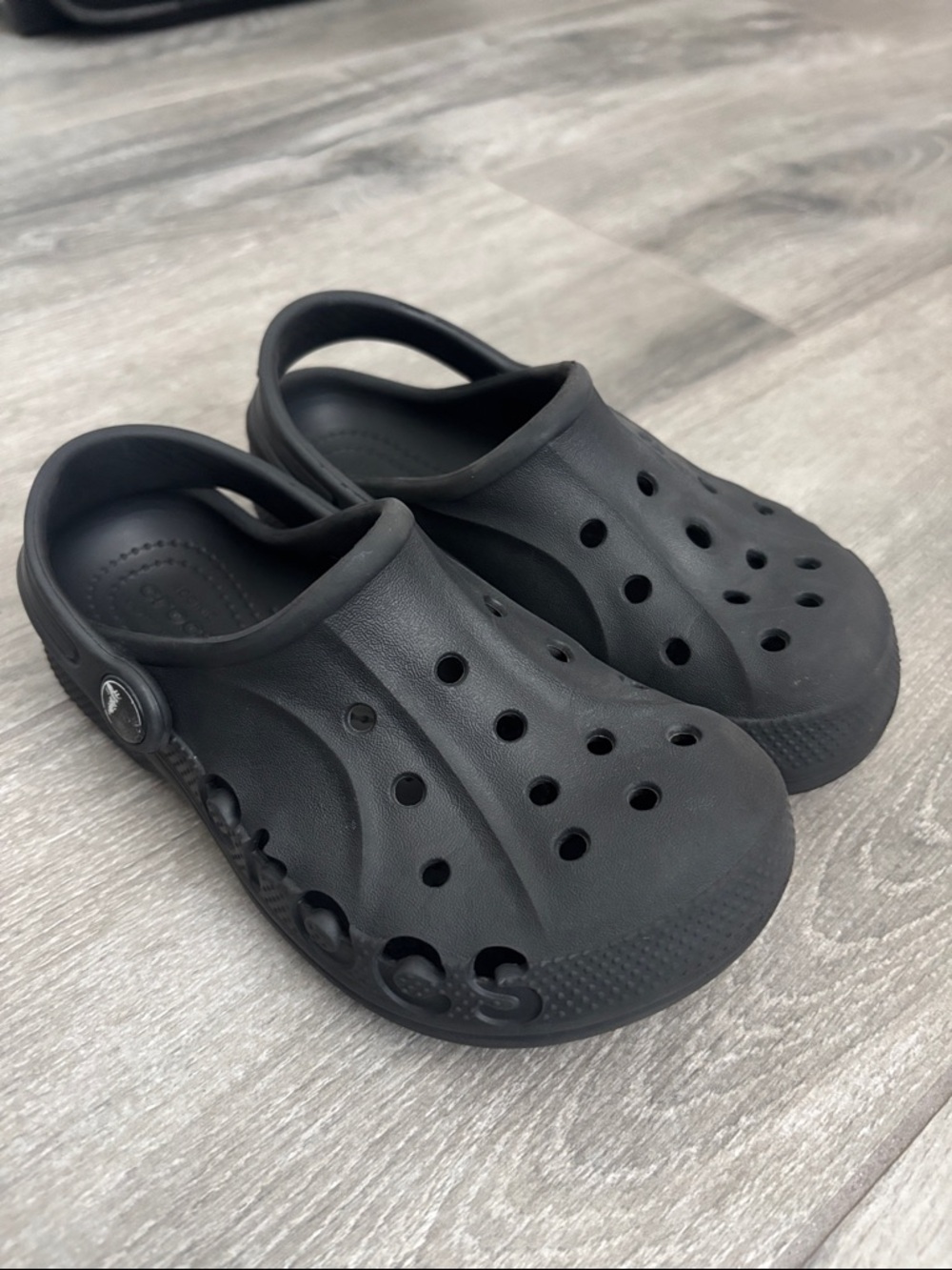 CROCS Kids Classic Clog - Black size 12